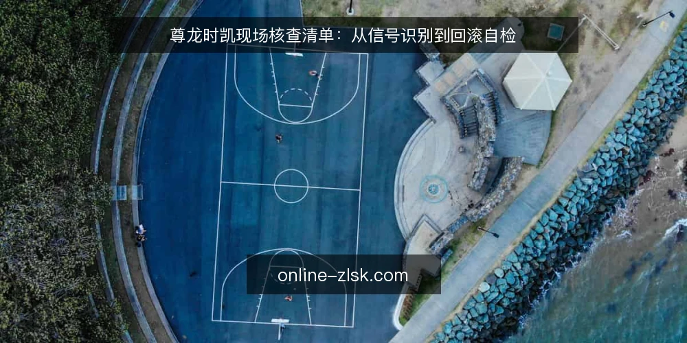 尊龙时凯现场核查清单：从信号识别到回滚自检 — 现场需要盯紧的信号 配图